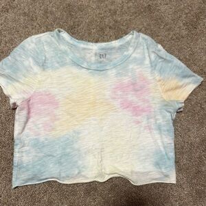 Tie-Dye Cropped T-shirt